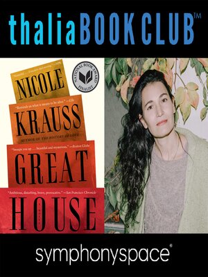 cover image of Nicole Krauss' Great House